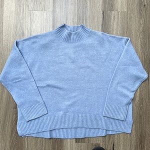 Uniqlo Souffle Yarn Mock Neck Sweater